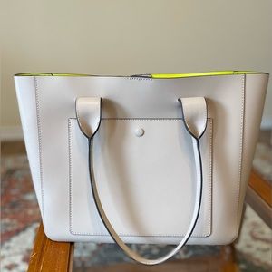 BR Large East-West Leather Tote